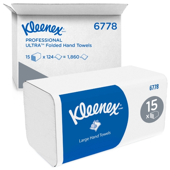 Immagine di 6778 ASCIUGAMANO KLEENEX ULTRA AIRFLEX®2 VELI ECOLABEL