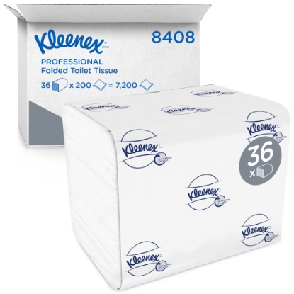 Immagine di 8408 CARTA IGIENICA KLEENEX INTERCALATA 2 VELI ECOLABEL