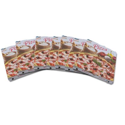 Immagine di SCATOLA PIZZA 32,5x32,5x3cm 7 confezioni 100 pezzi